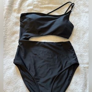 Aerie cutout bathing suit M Long